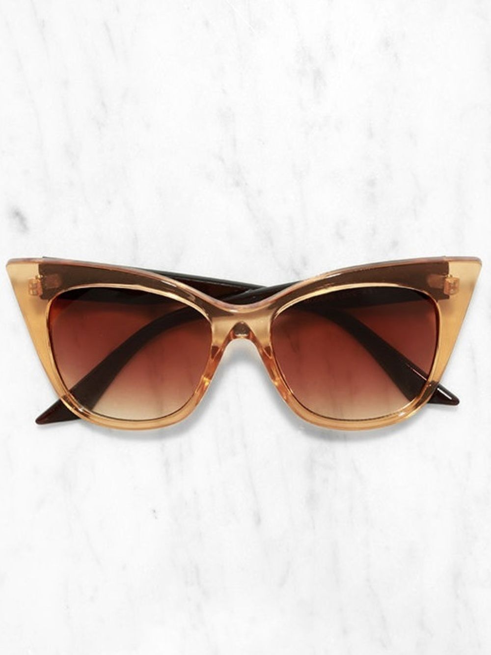 QUAY ‘Modern Love’ Amber and Brown Sunglasses